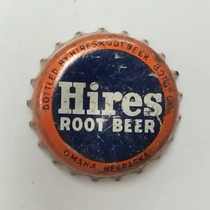 #1207 Vintage Hires Original Kronkorken Korkenrücken Omaha Nebraska - Bild 1 von 13