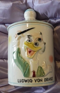 WALT DISNEY LOLLY POP LOLLIPOP MICKEY MOUSE Donald Duck , Ludwig Von Drake JAR - Picture 1 of 16