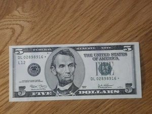 2003 $5 "STAR NOTE" UNC/GEM SAN FRANCISCO D02898916* - Picture 1 of 5