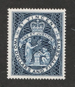 1955 St. Vincent - Sc# 197 - $2.50, QEII, Seal of the Colony. MNH Cv$15.00 - Picture 1 of 1