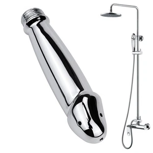 Aluminum Shower Cleaner Enema Douche System,Handheld Water Shower Nozzle Anal... - Picture 1 of 8