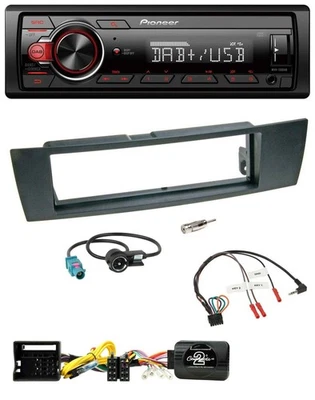 Pioneer MP3 1DIN DAB USB Lenkrad Autoradio für BMW 1er E87 3er E90-3 X1 E84 - Bild 1 von 4