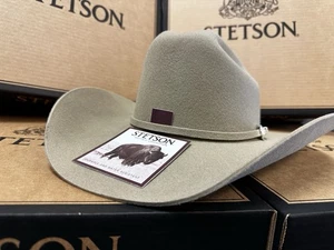 Cappello da cowboy Stetson Corral 4X argento sabbia - MADE IN USA. - Foto 1 di 13