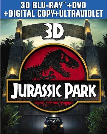 Jurassic Park (Blu-ray/DVD, 2013, 3-Disc Set, Includes Digital Copy UltraViolet 3D)