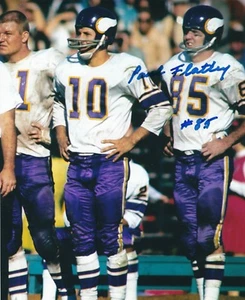 Autographed PAUL FLATLEY 8X10 Minnesota Vikings Photo -w/ COA - Picture 1 of 1