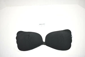 Women's Black Adhesive Strapless Bra Size C cup NWT - Picture 1 of 3