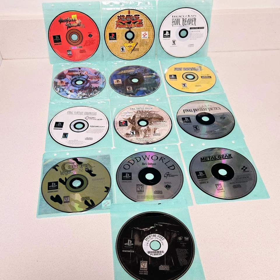 SONY PlayStation 1 PS1 - Pick/Choose Video Game Lot Mega Man x5 x6 Final Fantasy - Image 1 of 1