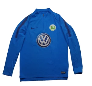 WOLFSBURG GERMANY TRAINING FOOTBALL JACKET JERSEY NIKE SIZE M - Picture 1 of 10
