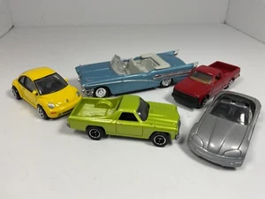 VINTAGE DIE CAST CARS 1/64 Scale 5 Total Corgi, ERTL, Motor Max, Matchbox - Picture 1 of 7