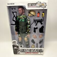 RC Driver 12" ACTION FIGURE POSEABLE Special Forces SWAT Military w/ Acc.  CAMO