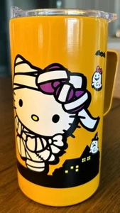 Hello Kitty Mummy Halloween Stainless Steel Coffee Cup Tumbler 16 oz NEW - Picture 1 of 5