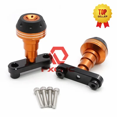 Protector de choque deslizante de marco CNC para DK125 200 390 14-22 2021 2020 2019 18 Foto 1 de 4