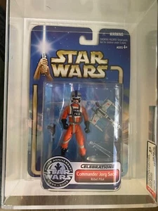 Hasbro Star Wars 25th Anniversay Celebration 2 Jorg Sacul grauer Bart GRADED 85 - Bild 1 von 3