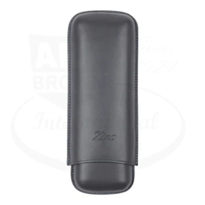Zino XL-2 Leder 2 Zigarren Etui Grau & Cyan, 51003003 - Bild 1 von 2