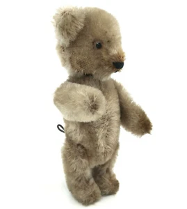 Schuco Mini Tricky Yes No Teddy Bear c1950s Mohair Plush over Metal 13cm 5in Vtg - Picture 1 of 12