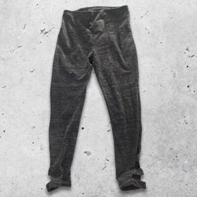 Leggings Marc New York Performance Tela Elástica Suave Detalle Acanalado Gris M Foto 1 de 4