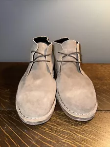 Nordstrom The Rail Tempe chukka boots Size 8 men EU Sz 41 beige cream suede VG - Picture 1 of 7