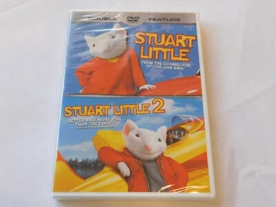 Stuart Little & Stuart Little 2 Double Feature DVD 2013 Rater PG Widescreen NEW - Image 1 of 3