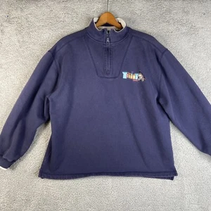 Walt Disney World Sweatshirt mit 1/4-Reißverschluss blau Eeyore Erwachsene Large - Bild 1 von 5