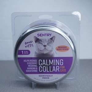 Collare calmante sentinella per gatti design fibbia staccabile collare 30 giorni - Foto 1 di 3