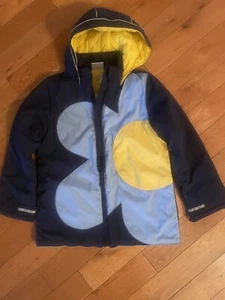 Giacca con cappuccio Hanna Andersson Outdoor Thermolite taglia 130/7-10 nuova con etichetta - Foto 1 di 7