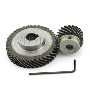 Módulo 1M40T-20T rueda espiral de metal 90° emparejamiento biselado conjunto de engranajes relación 2:1 - Imagen 1 de 4