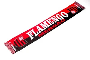 sciarpa flamengo mengao brasil brazil FOOTBALL schal huivi шарф szalik κασκόλ - Foto 1 di 1