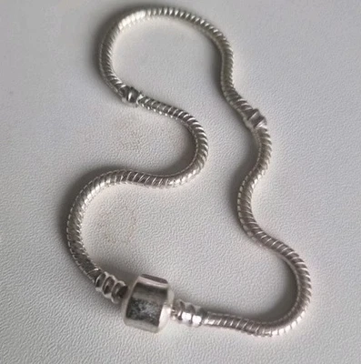 925 Silver snake  Extra long . Bracelet/ 23cm  - Image 1 of 4