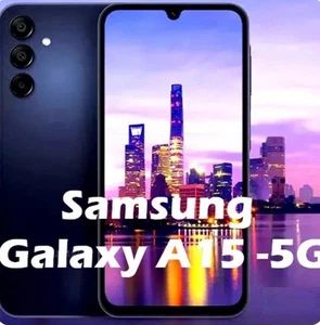 @AT&T Samsung SM-A156U Galaxy A15 5G 6.5'' 4GB 128GB Storage Prepaid Phone - Zdjęcie 1 z 13