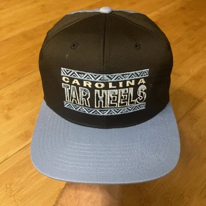 VTG Annco 90s North Carolina Tar Heels Aztec Color Block Foot Snapback Hat NICE - Picture 1 of 18