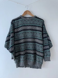 Jersey SANDS Tejido Fair Isle Estampado Gris Mujer Talla L Acrílico (6) - Imagen 1 de 12