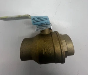 Apollo 1-1/4" FNPT 600CWP Brass Lead Free Full Port Ball Valve 94ALF-206-01A - Picture 1 of 10