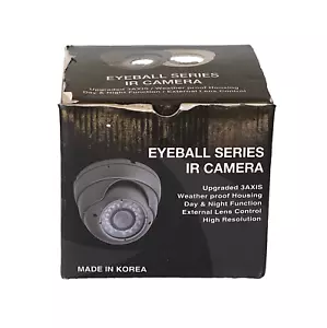 Eyemax Eyeball Series IB 5632V Weather Proof DOME Camera IR 2.8~12mm AutoIris VF - Picture 1 of 9