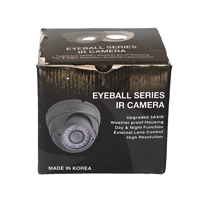 Погодостойкая купольная камера Eyemax серии Eyeball IB 5632 В ИК 2,8 ~ 12 мм AutoIris хорошее состояние - Изображение 1 из 4
