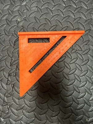 Hecho en EE. UU. Johnson RAS-70 ángulo naranja cuadrado 10x7 construcción de viga a granel Foto 1 de 2