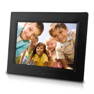 Sungale 8" Digital Photo Frame with Remote, HD Slideshow, Play Music Video,CD802 - Picture 1 of 5