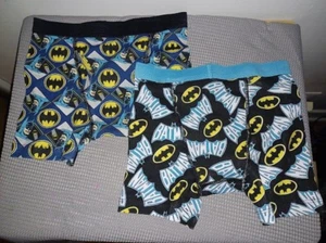 Batman Boys Boxer Brief Size 8 set of 2 black and blue - Picture 1 of 7