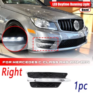 1X Luz de marcha diurna derecha faros antiniebla para Mercedes-Benz Clase C W204 AMG - Imagen 1 de 6