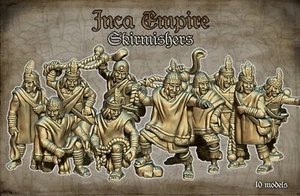 28mm Inca Skirmishers - Pike and Shot Pre-colonial Americas - Warriors of Ayluss - Picture 1 of 1