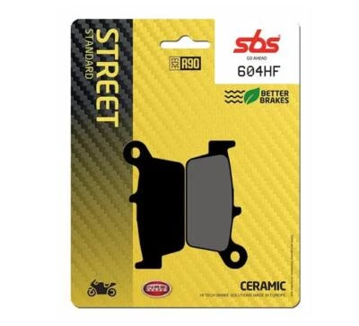 Pastilla de freno trasera de cerámica SBS 604HF para gasolina gasolina SM fse 450 2003 - 2006 Foto 1 de 2