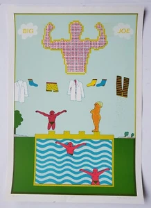 Grafik Print Lithografie Aquarell Big Joe Dieter Glasmacher Signiert 1968 - Bild 1 von 12