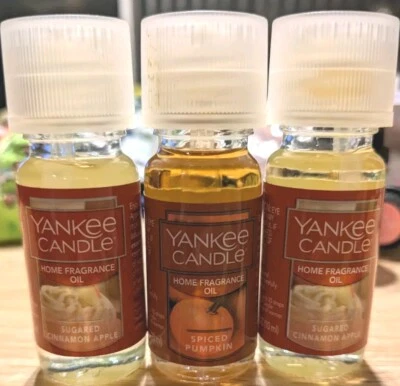 🧡RARE/RETIRED Yankee Candle Home  Fragrance Oil Trio❤️ - Image 1 of 2