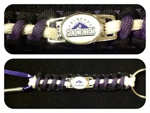 Colorado Rockies Inspired Paracord/Survival Keychain - Picture 1 of 1