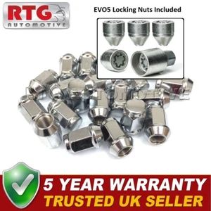 16x Nuts + 4x EVO5 Locking Wheel Nuts For Ford S-Max 2006 On (Alloy Wheels) - Picture 1 of 1