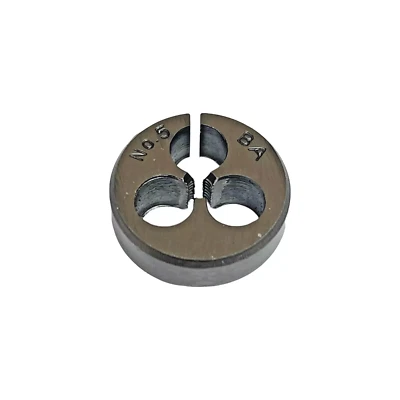 5 BA THREADING DIE ROUND DIE CARBON STEEL 5BA THREAD RDGTOOLS - Image 1 of 2