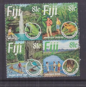 FIJI, 1995 Eco Tourism block of 4 from Souvenir Sheet, mnh. - Picture 1 of 1