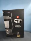Swiss Tech Hangen wiederaufladbare LED-Laterne mit Bluetooth Lautsprecher, IPX4 Wetter...