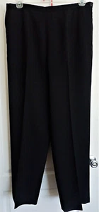 TRAVIS AYERS STUDIO Black Polyester Suit Dress Pants Sz 14 - Picture 1 of 4