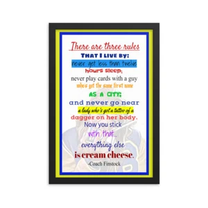 Teen Wolf Coach Fisnstock quote poster - Picture 1 of 2