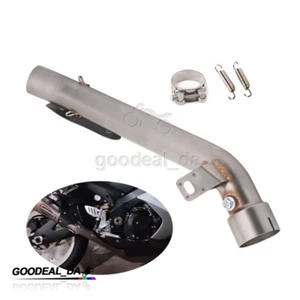For Suzuki GSXR 1000 2007 2008 Slip-on Exhaust Middle Link Pipe Stainless Steel - Picture 1 of 9